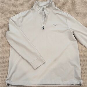 Vineyard Vines Off-White Half-Zip Pullover